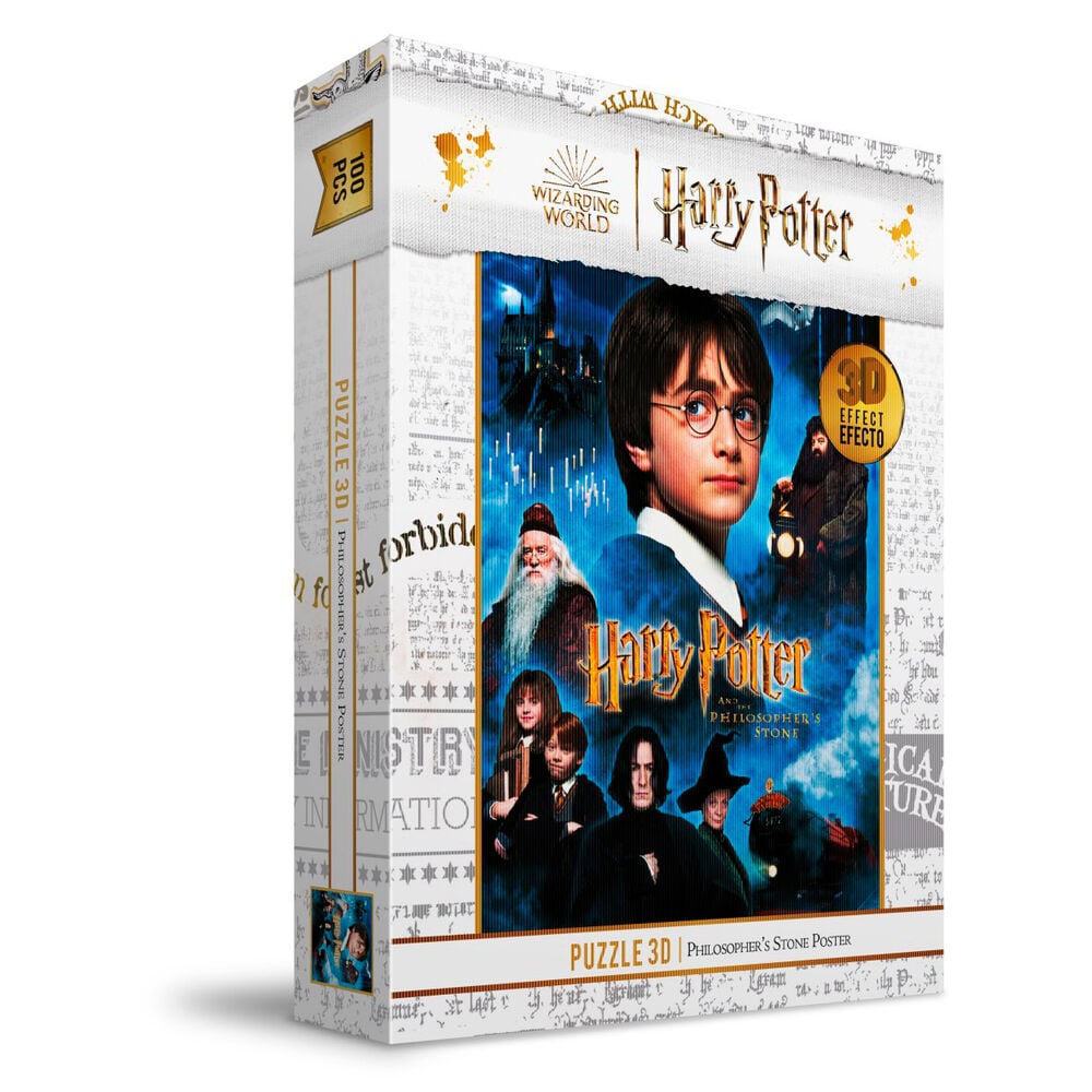 Puzzle 3D de 100 piezas de Harry Potter y la Piedra Filosofal