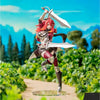 Figura de Surena con armadura y dos espadas