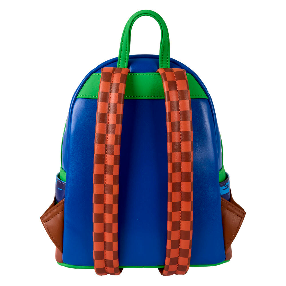 Mochila Loungefly de Sonic the Hedgehog con Sonic, Tails y Eggman - 4