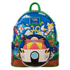 Mochila Loungefly de Sonic the Hedgehog con Sonic, Tails y Eggman