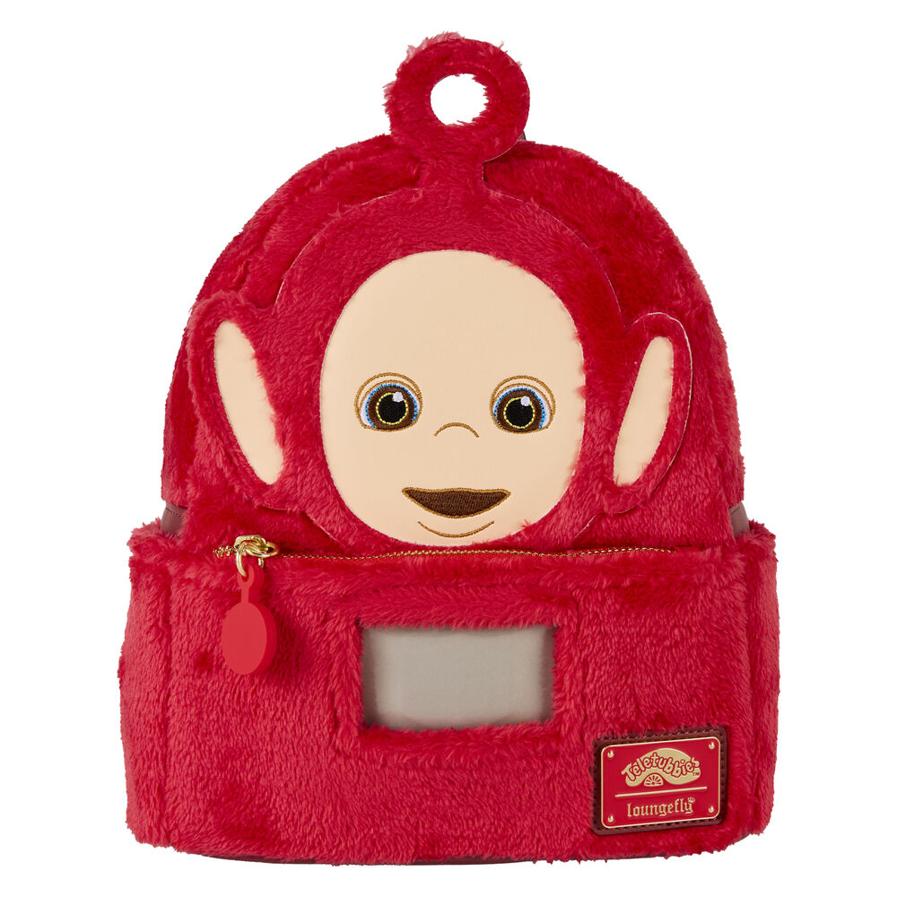 Mochila roja de Po de Teletubbies Loungefly con bolsillo frontal