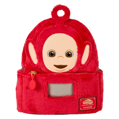 Mochila roja de Po de Teletubbies Loungefly con bolsillo frontal
