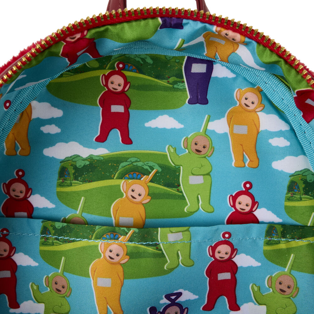 Mochila roja de Po de Teletubbies Loungefly con bolsillo frontal - 5