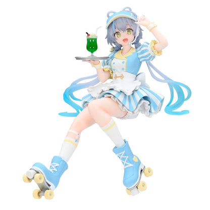 Figura FURYU de Luo Tianyi con uniforme de camarera, bandeja y patines