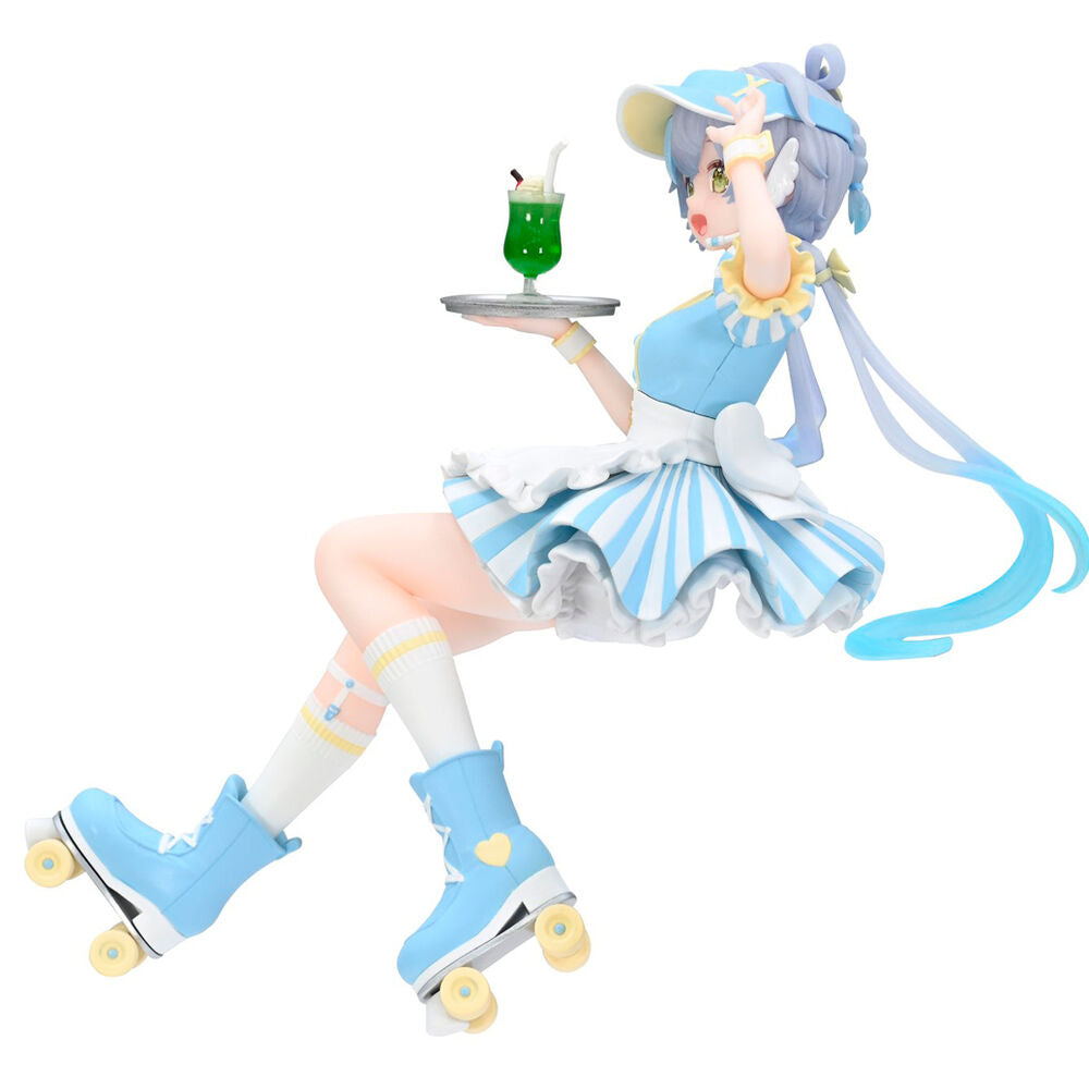 Figura FURYU de Luo Tianyi con uniforme de camarera, bandeja y patines - 3