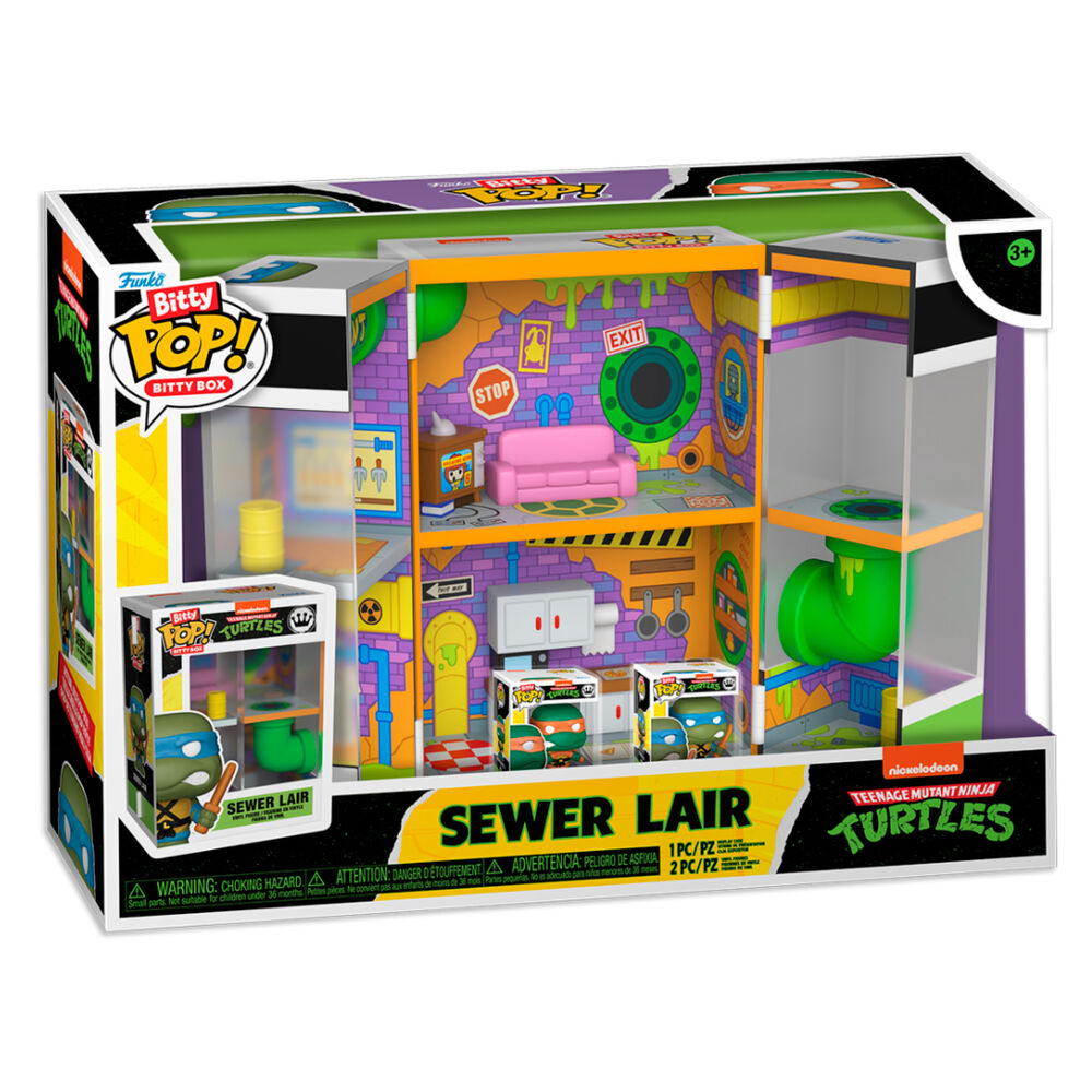 FUNKO Bitty POP! Boxes Tortugas Ninja Sewer Lair - 2