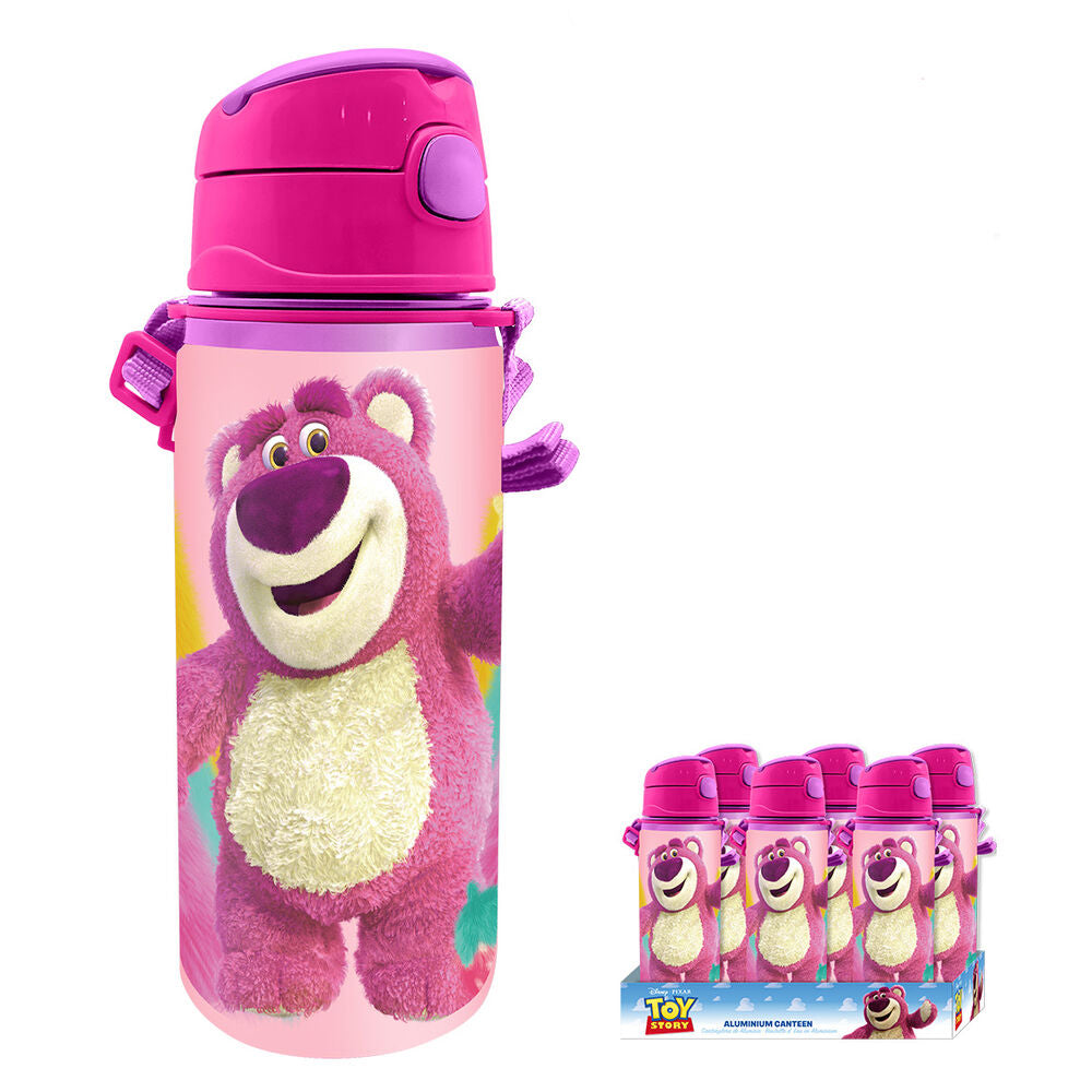 Cantimplora de aluminio rosa de Lotso Toy Story de 600 ml - 2