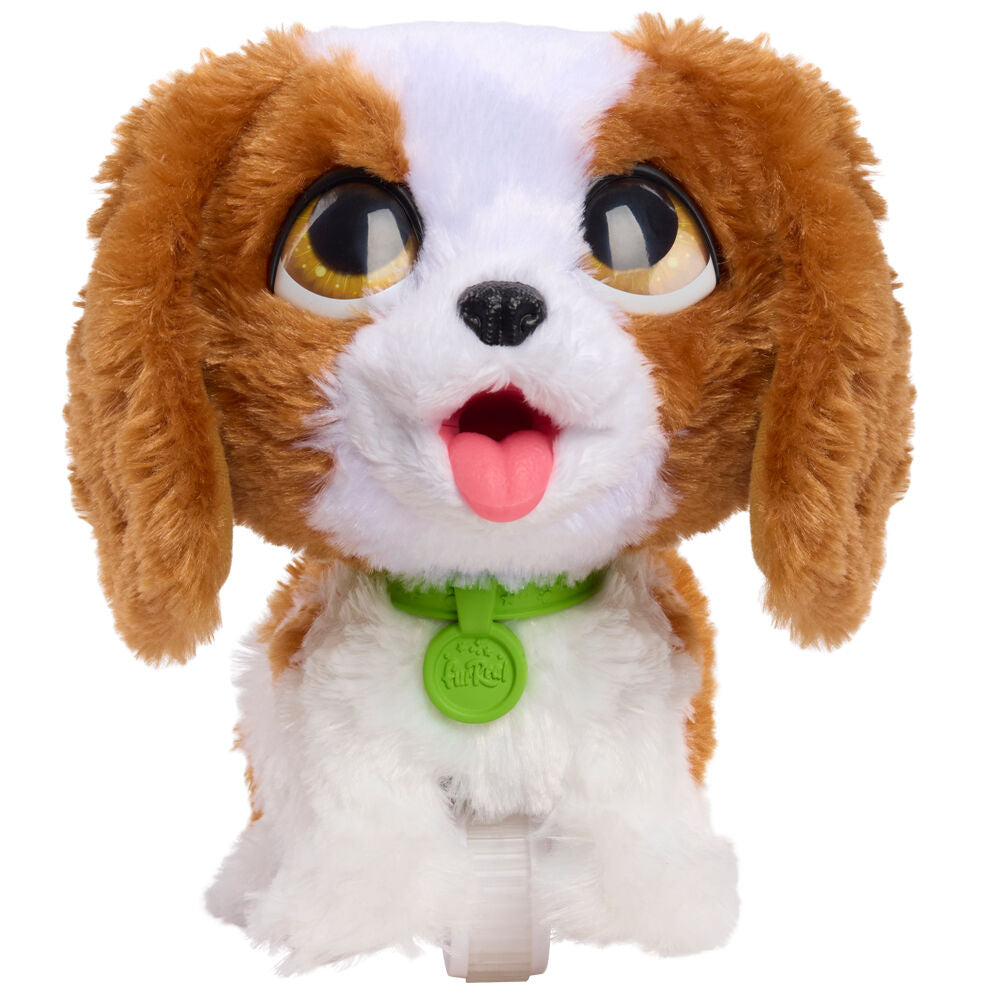 Peluche interactivo FurReal Poopalots Spaniel marrón y blanco - 2