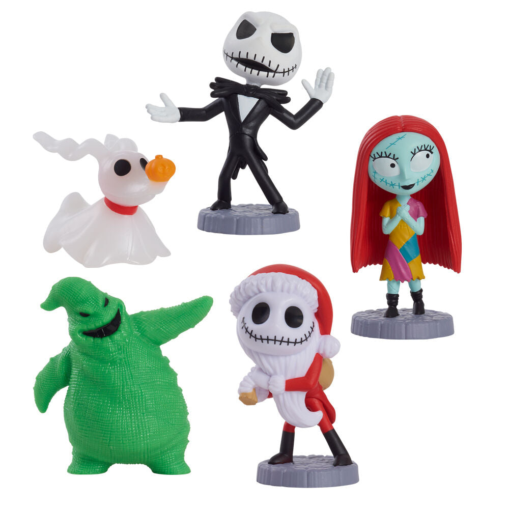 Blíster con cinco figuras Disney de Pesadilla Antes de Navidad