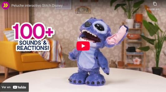 Peluche interactivo Ultimate Stitch Disney azul de 43 cm - 3