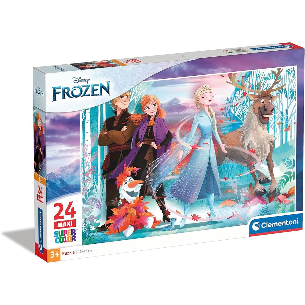 Puzzle Maxi Clementoni de Frozen 2 con Elsa, Anna, Olaf y Sven