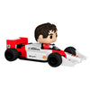 Figura Funko POP! Rides de Ayrton Senna en un monoplaza McLaren rojo y blanco