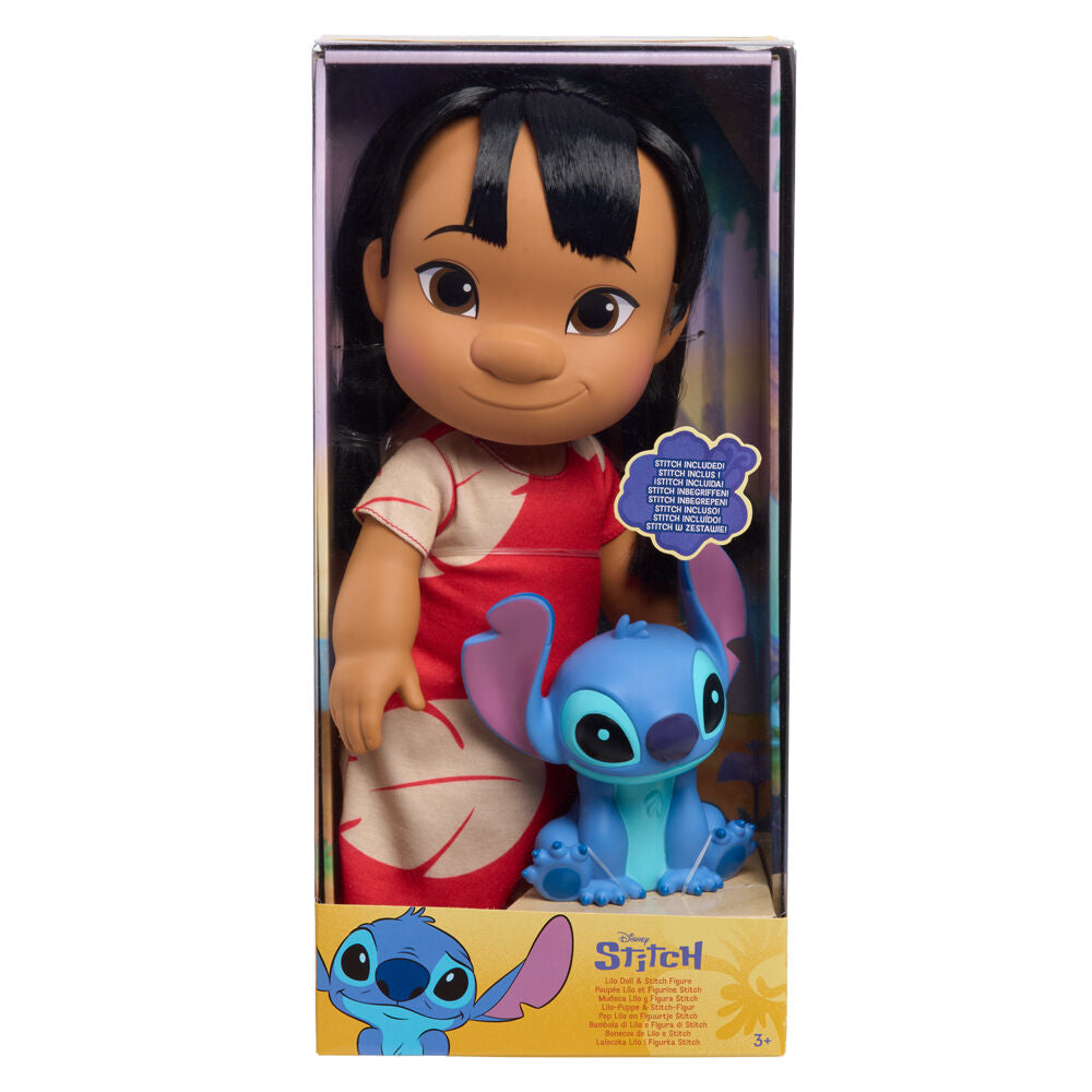 Muñeca de Lilo con figura de Stitch Disney en caja