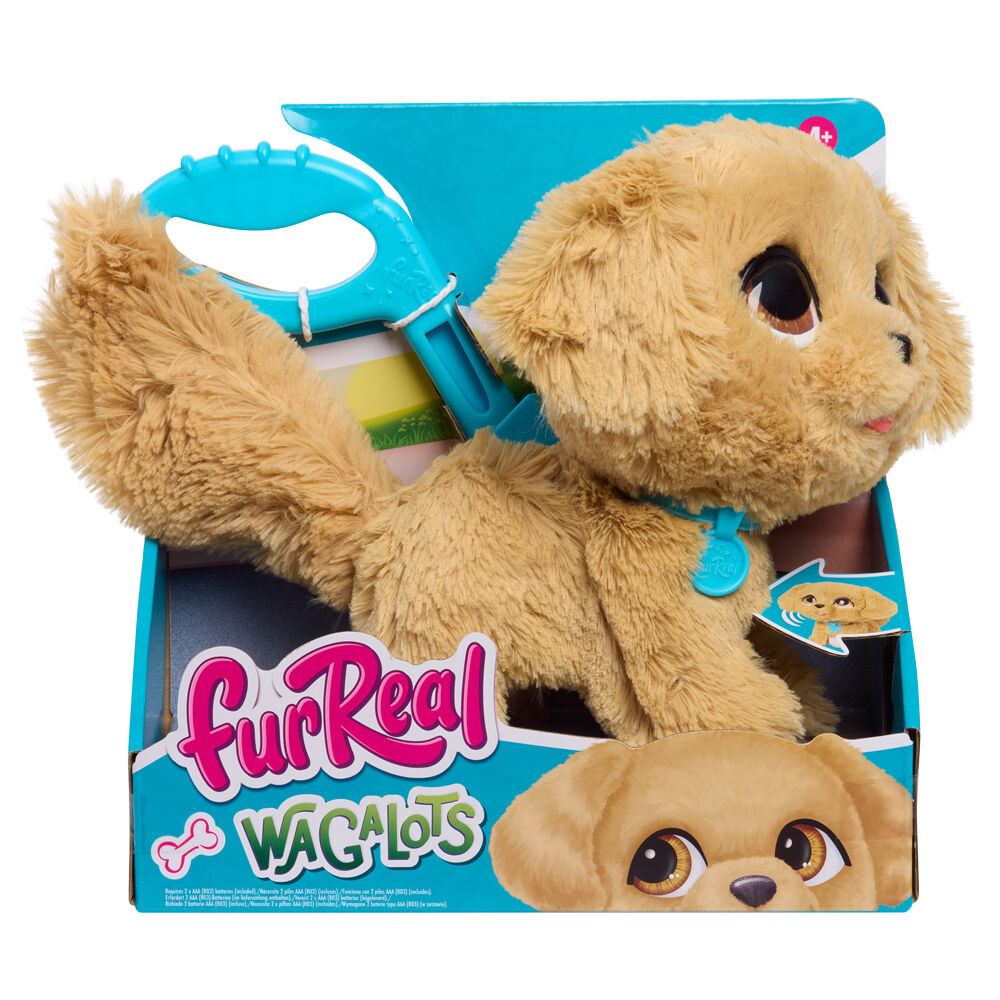 Peluche interactivo FurReal Golden Retriever de color dorado