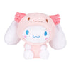 Peluche rosa de Cinnamoroll con diseño de ajolote