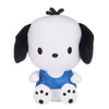 Peluche Pochacco de Hello Kitty and Friends con prenda azul