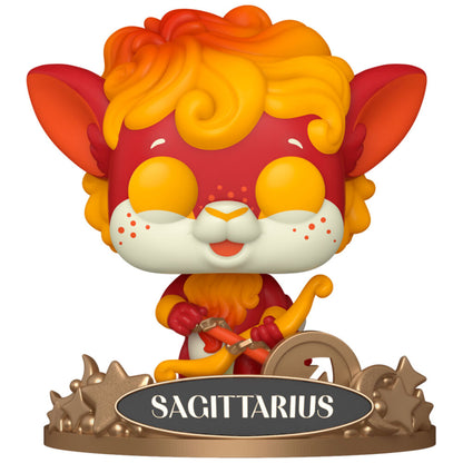 Figura Funko POP! Zodiac Sagittarius con arco y base zodiacal