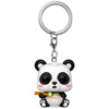 Llavero FUNKO Pocket POP! Poke Panda con panda y bol de comida
