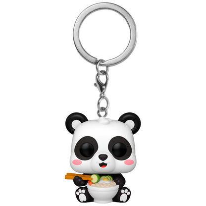 Llavero FUNKO Pocket POP! Poke Panda con panda y bol de comida