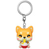 Llavero FUNKO Pocket POP! Shiba naranja con bol de ramen