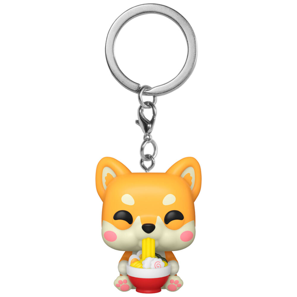 Llavero FUNKO Pocket POP! Shiba naranja con bol de ramen