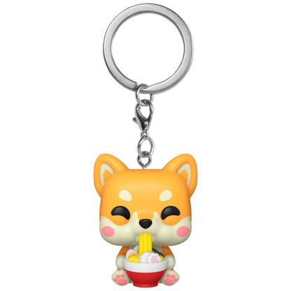 Llavero FUNKO Pocket POP! Shiba naranja con bol de ramen