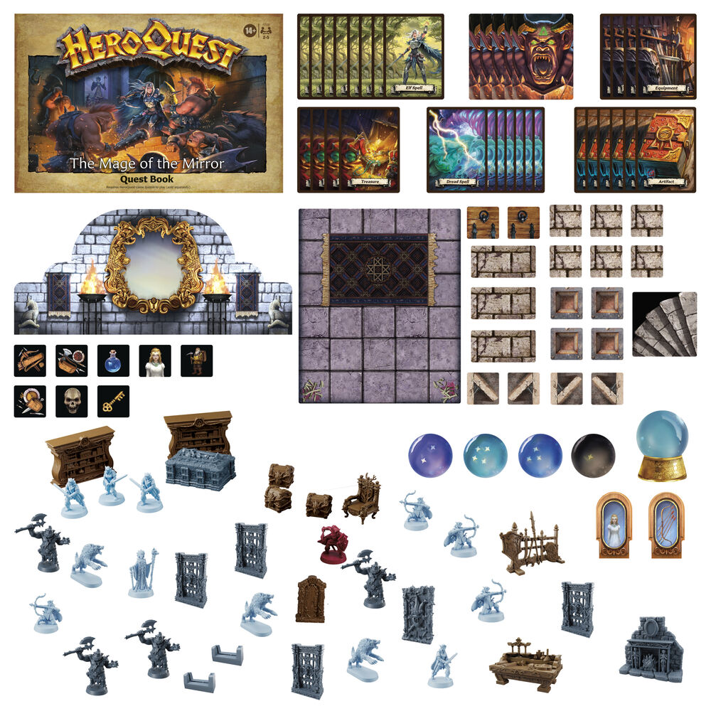Caja de la expansión HeroQuest El Mago del Espejo - 4