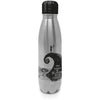 Botella plateada Disney de Pesadilla Antes de Navidad con tapón negro
