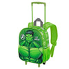 Trolley mochila 3D de Hulk Marvel con dos ruedas