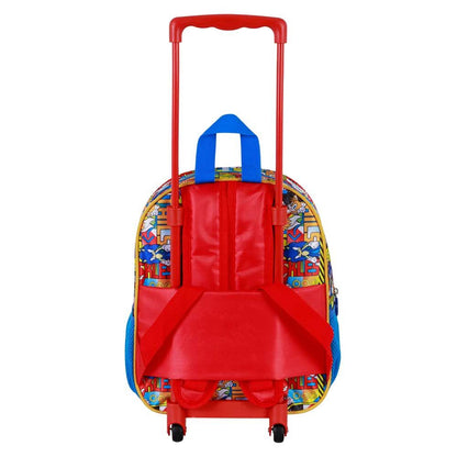 Trolley mochila infantil de Sonic The Hedgehog con dos ruedas - 2