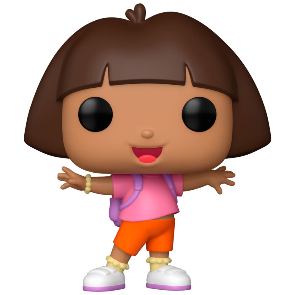 Figura Funko POP de Dora la Exploradora con camiseta rosa y pantalón naranja