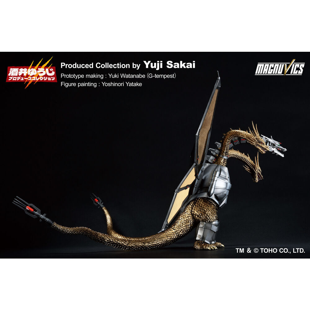 Figura Ichibansho de Mecha King Ghidorah con alas extendidas - 2