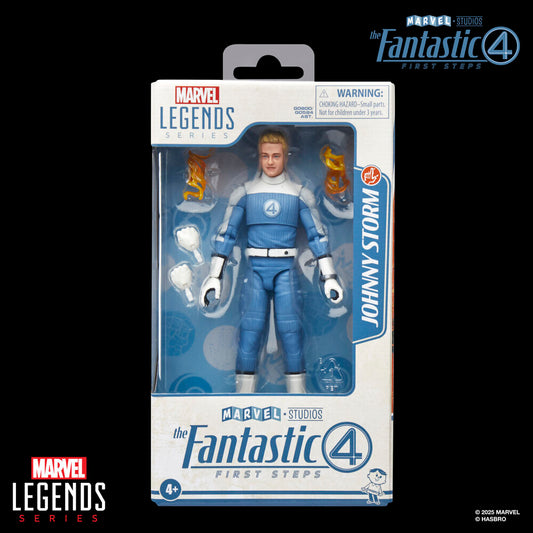 Figura articulada de Johnny Storm de Los 4 Fantásticos con efecto de fuego - 7