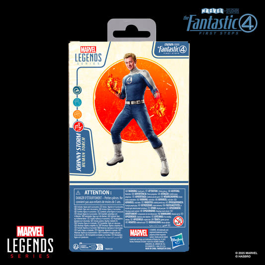 Figura articulada de Johnny Storm de Los 4 Fantásticos con efecto de fuego - 8