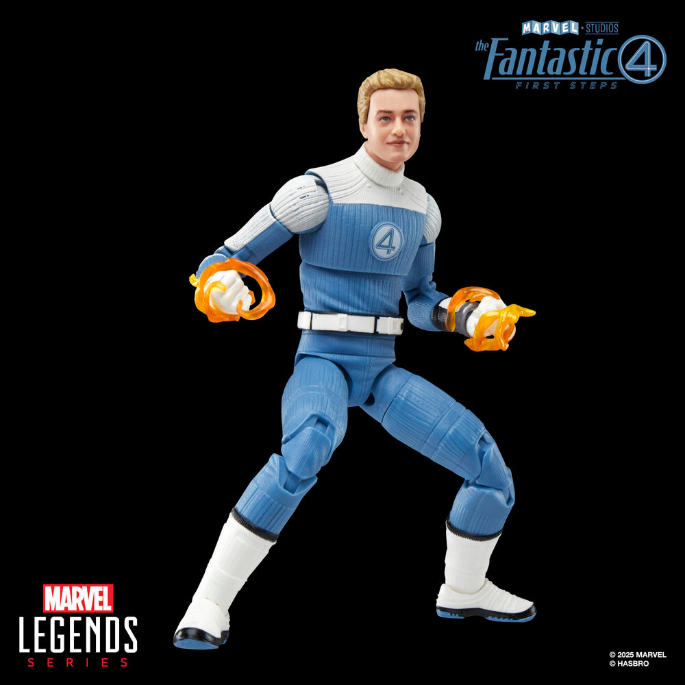 Figura articulada de Johnny Storm de Los 4 Fantásticos con efecto de fuego - 9