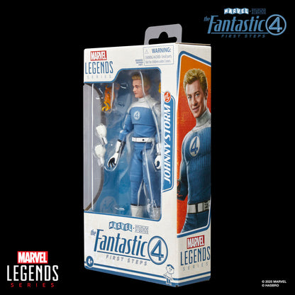 Figura articulada de Johnny Storm de Los 4 Fantásticos con efecto de fuego - 12