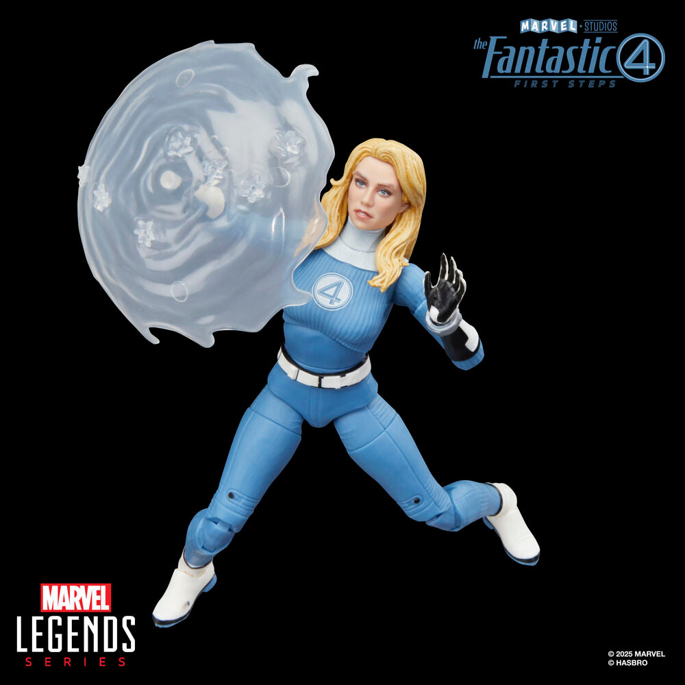 Figura articulada de Mujer Invisible de Los 4 Fantásticos en azul y blanco - 7