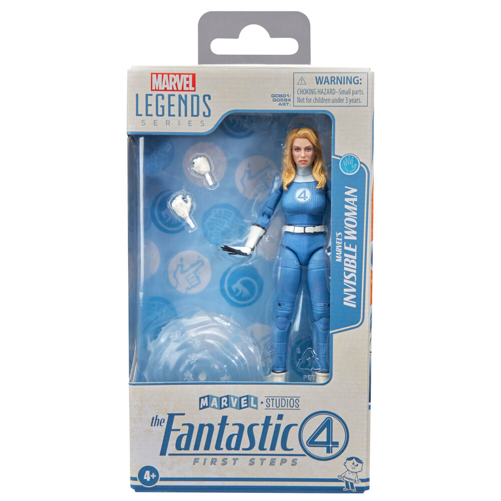 Figura articulada de Mujer Invisible de Los 4 Fantásticos en azul y blanco - 2