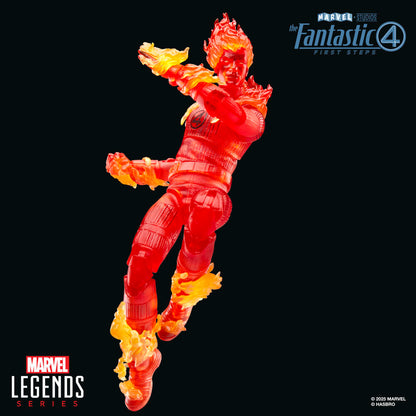 Figura articulada de la Antorcha Humana Marvel Legends con llamas - 5