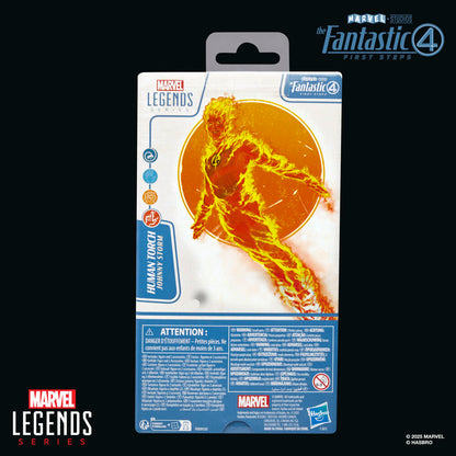 Figura articulada de la Antorcha Humana Marvel Legends con llamas - 11