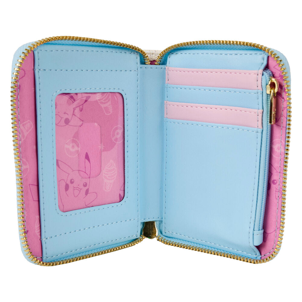 Cartera Pikachu Pokémon Loungefly en color crema y rosa - 3