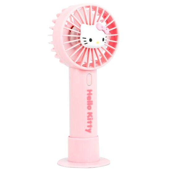 Mini ventilador de mano rosa 3D de Hello Kitty - 2