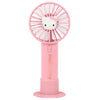Mini ventilador de mano rosa 3D de Hello Kitty