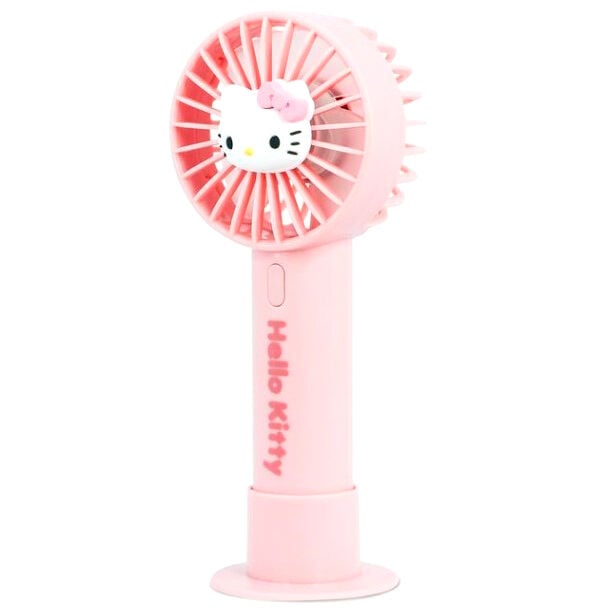 Mini ventilador de mano rosa 3D de Hello Kitty - 3