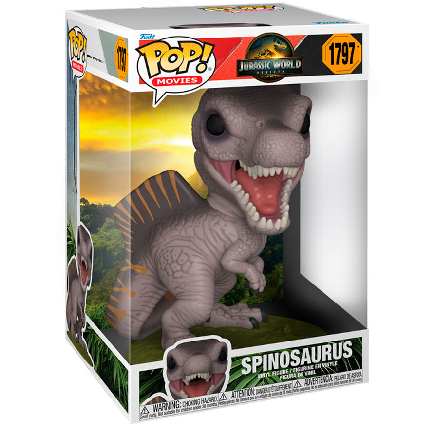 Figura Funko POP! Spinosaurus de Jurassic World El Renacer en caja