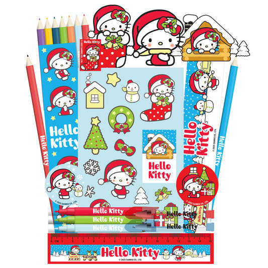Calendario de Adviento Hello Kitty con diseño navideño y 24 sorpresas - 2
