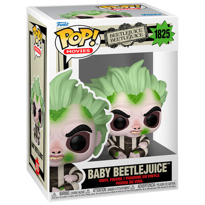 Figura Funko POP! Baby Beetlejuice con cabello verde y traje a rayas - 2