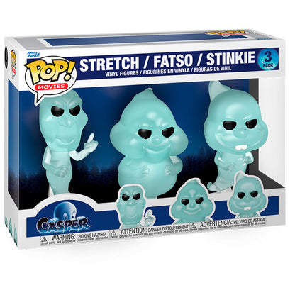 Pack Funko POP de Casper con las figuras de Stretch, Fatso y Stinkie