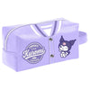 Neceser lila Varsity de Kuromi con cremallera