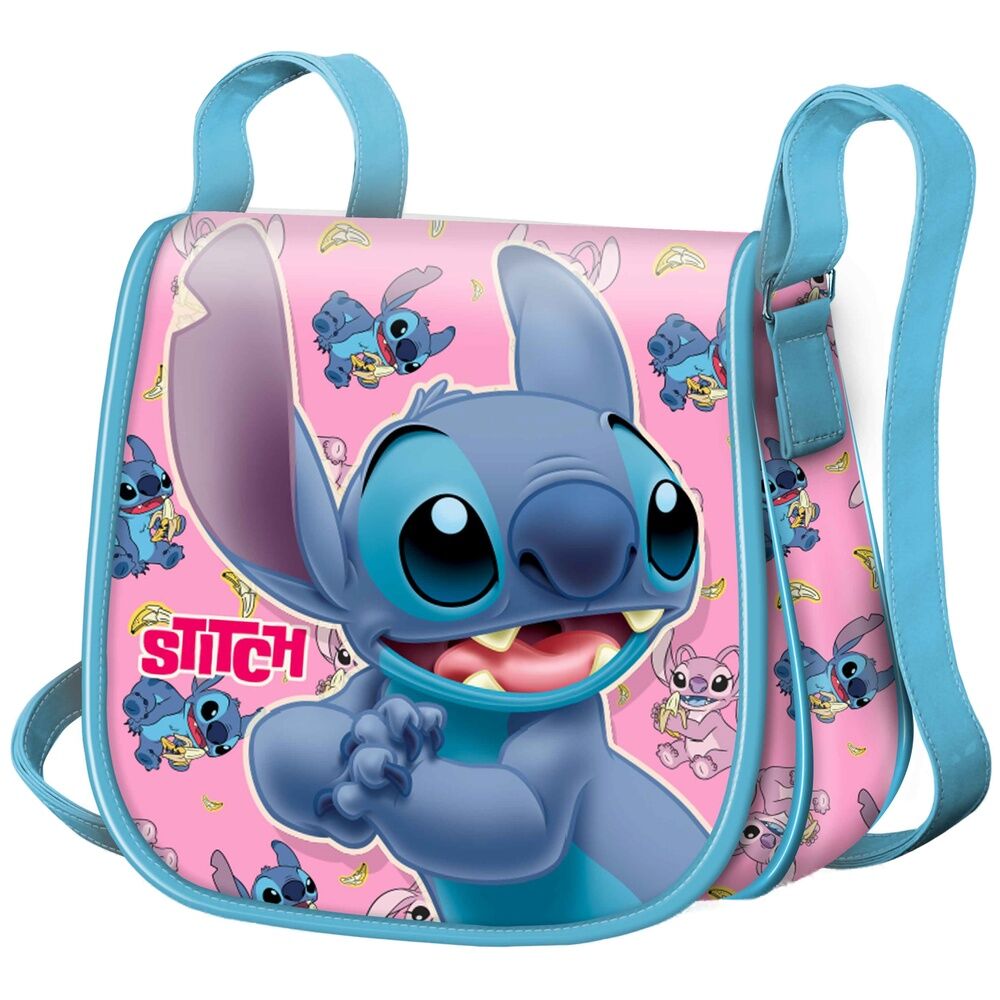 Bolso rosa de Stitch Disney con asas y correa